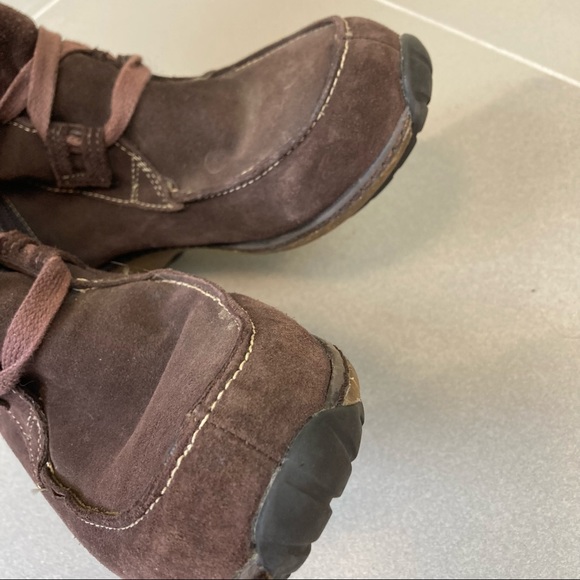 Timberland Women's Dark Brown Suede Lather Sherpa Lined Knee High Boots 6.5 - Picture 14 of 16